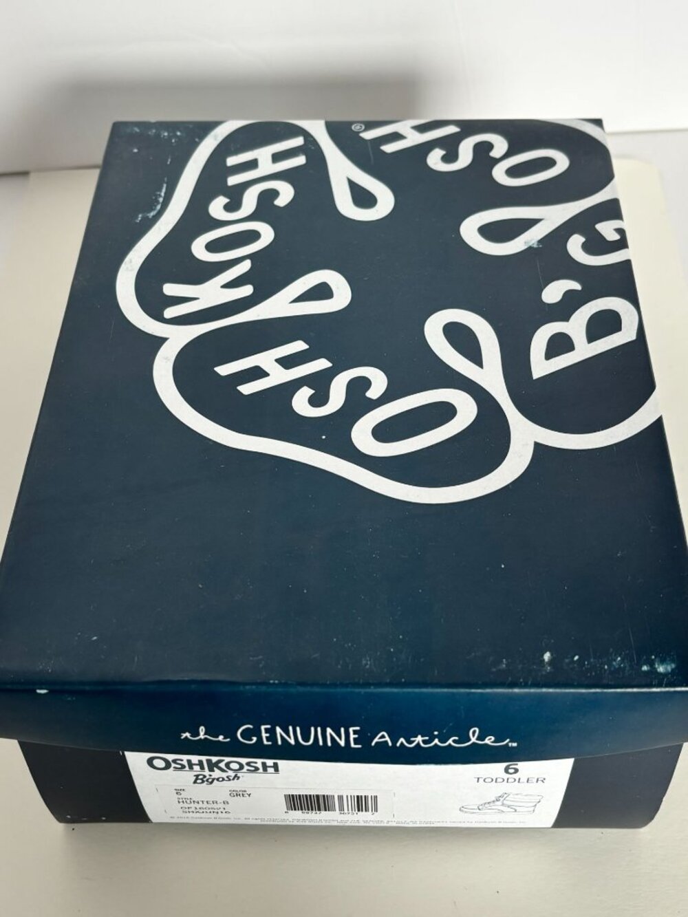 OshKosh B'gosh Toddler Boys Shoes Boots Hunter Grey Casual Fall Winter Sz 6 6T - Picture 14 of 14